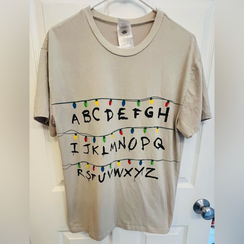 Stranger Things Men’s T-Shirt, Size Medium